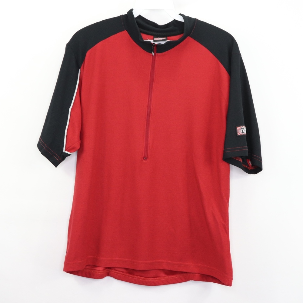 Zoic Mens Small Ellipse Half Zip Cycling Jersey